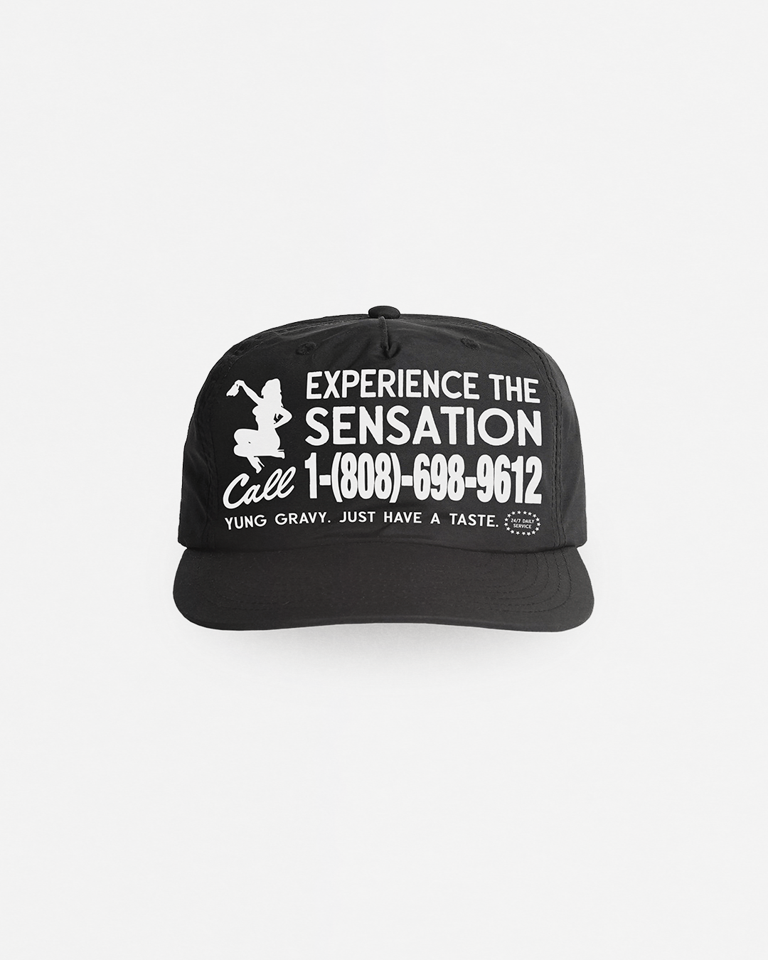 "CALL ME" HAT - BLACK