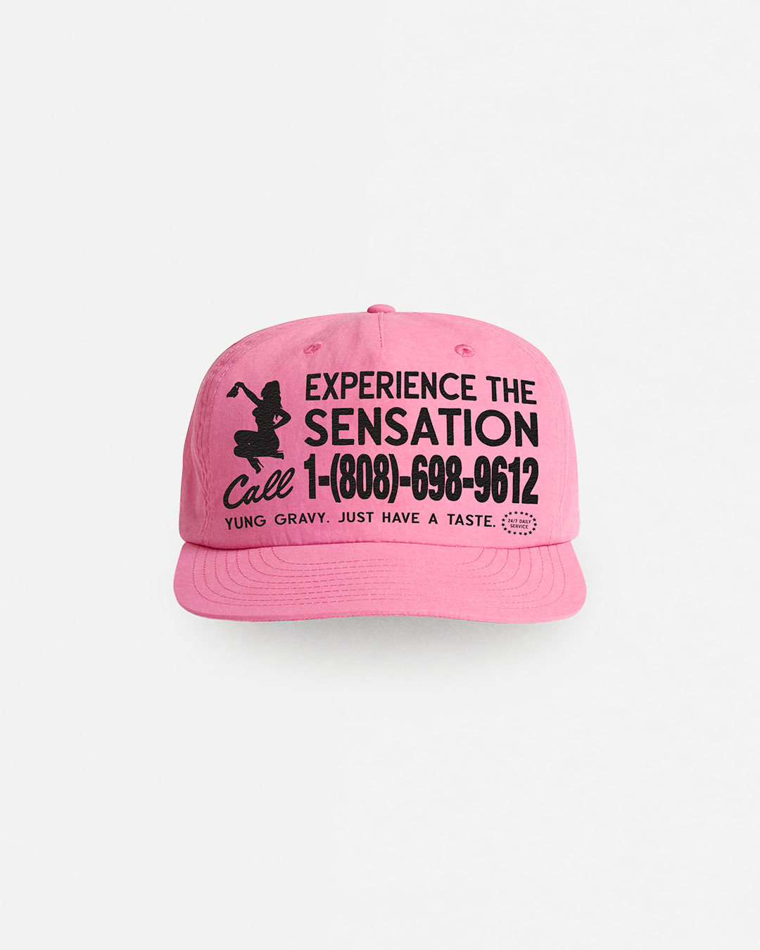 "CALL ME" HAT - PINK