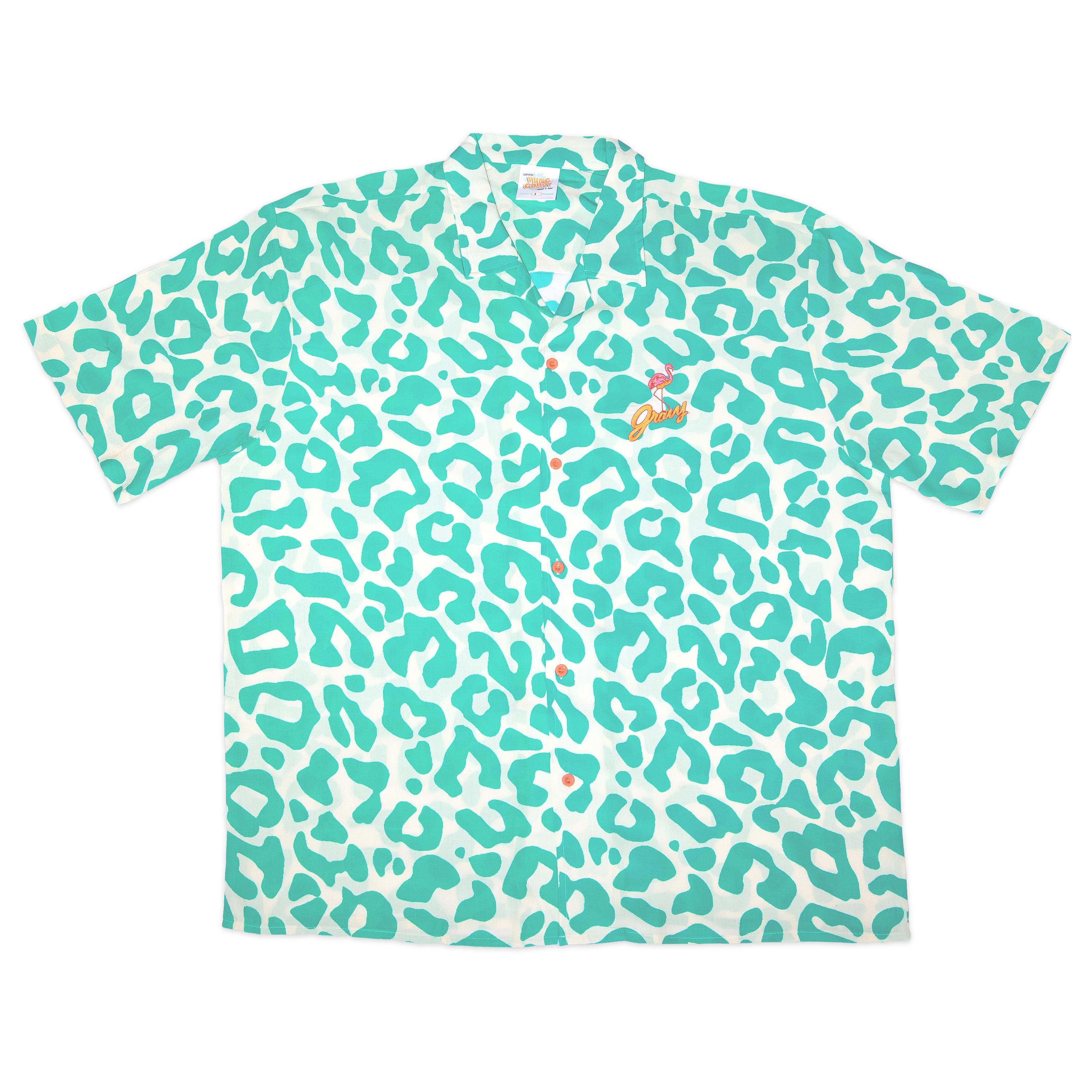 Jungle Shirt Cream n' Teal