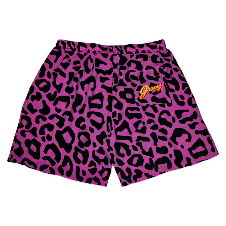 Welcome to the Jungle Shorts (black & purple)