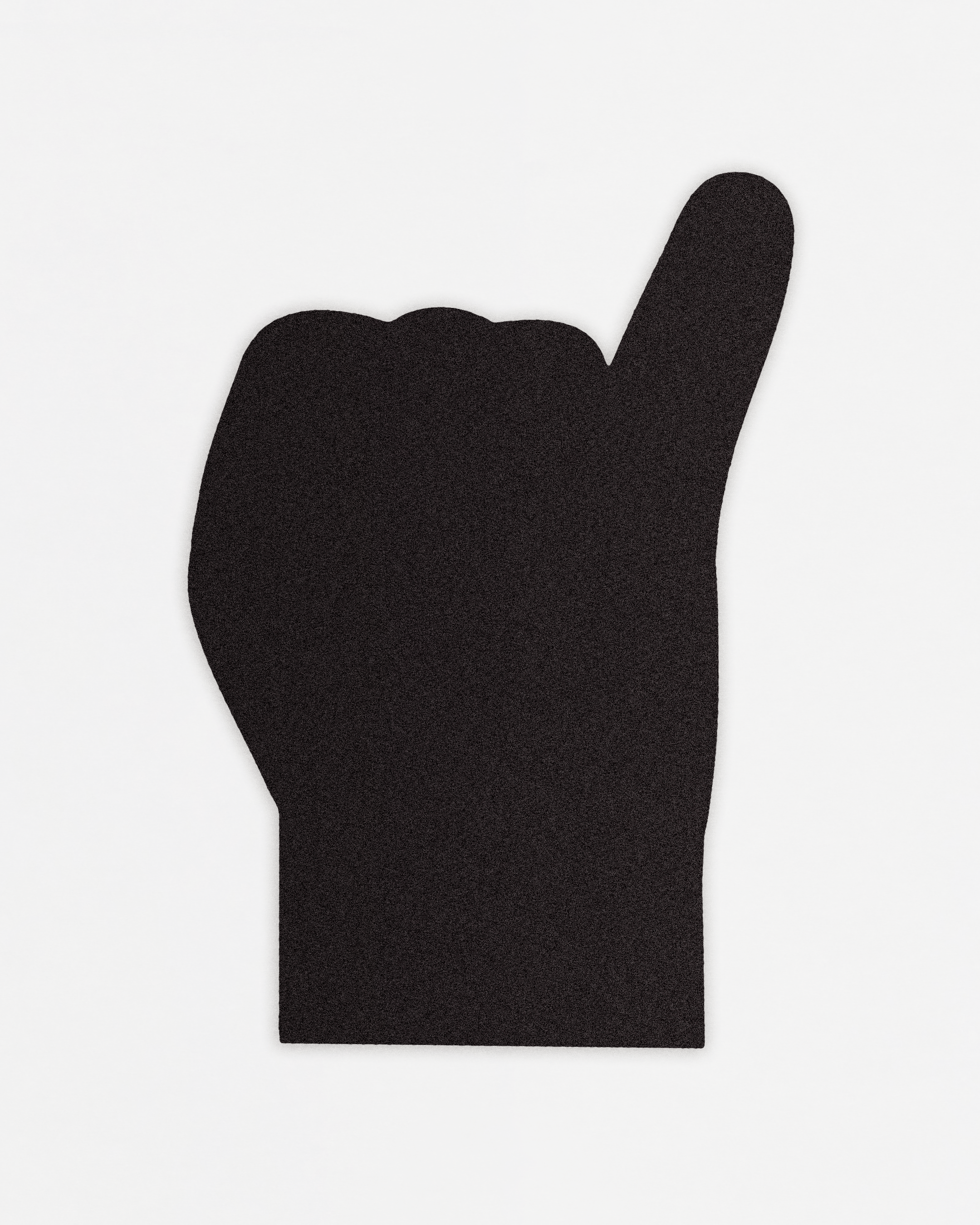 Pinky's Up Foam Finger