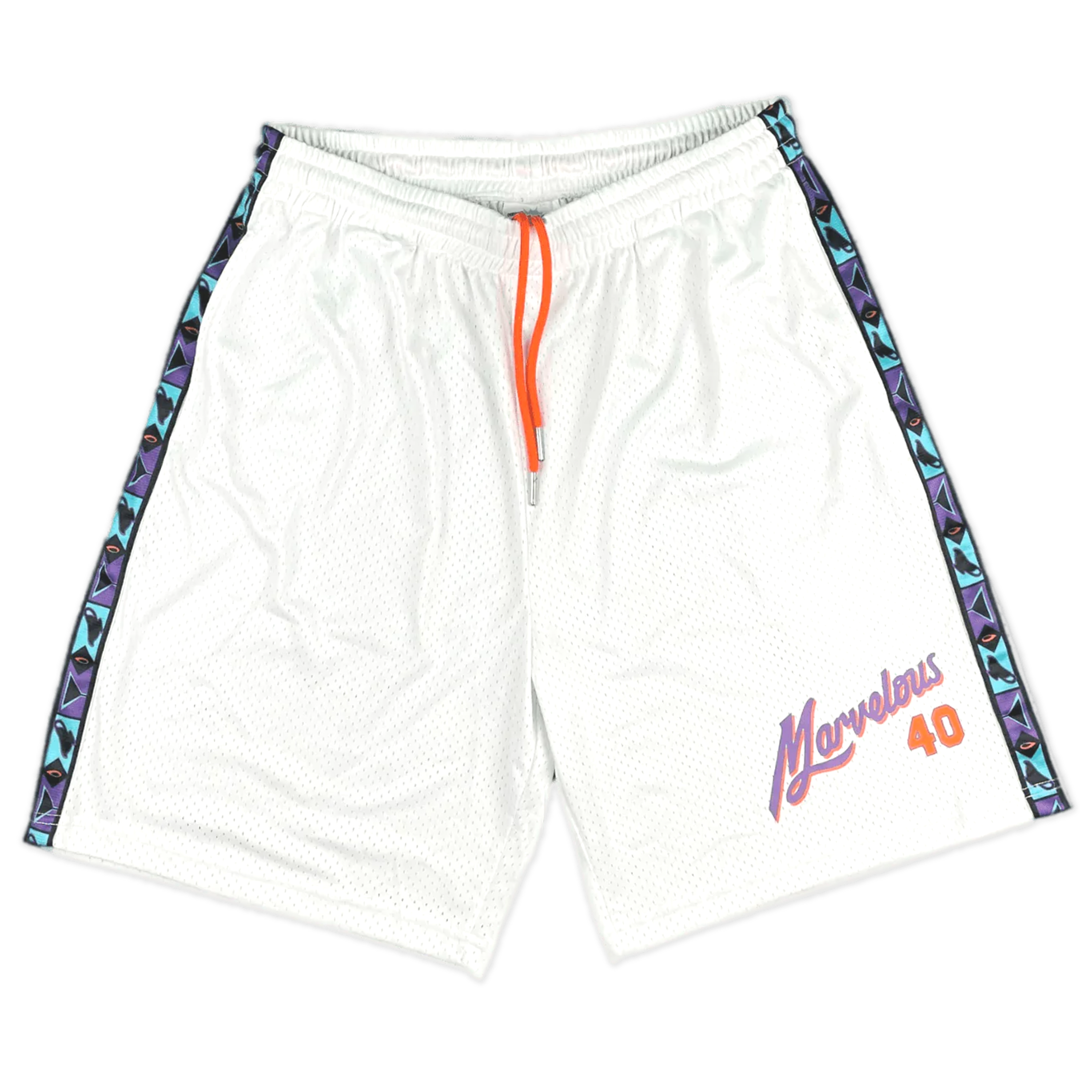 Marvelous Basketball Shorts (White)