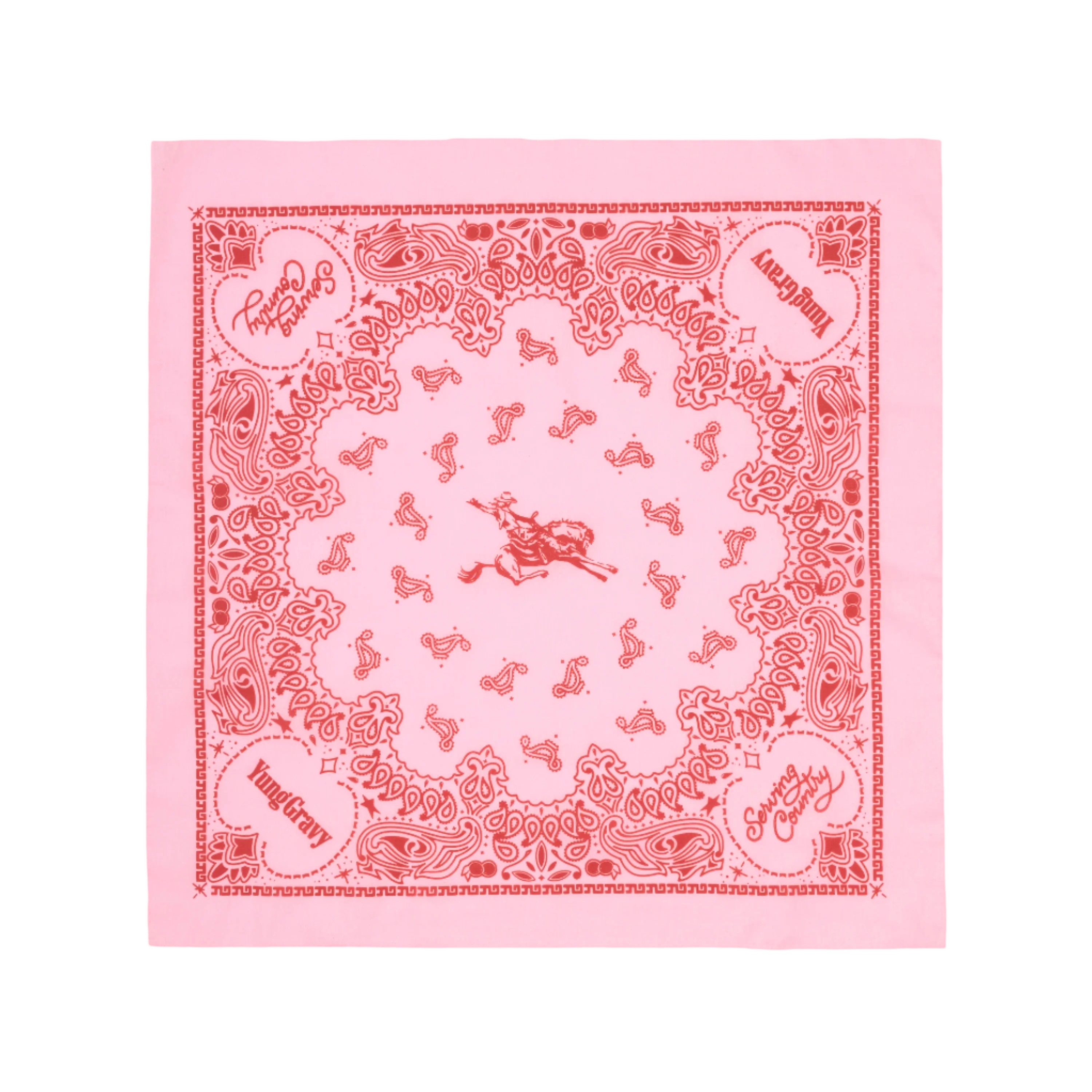 Horse Bandana Pink