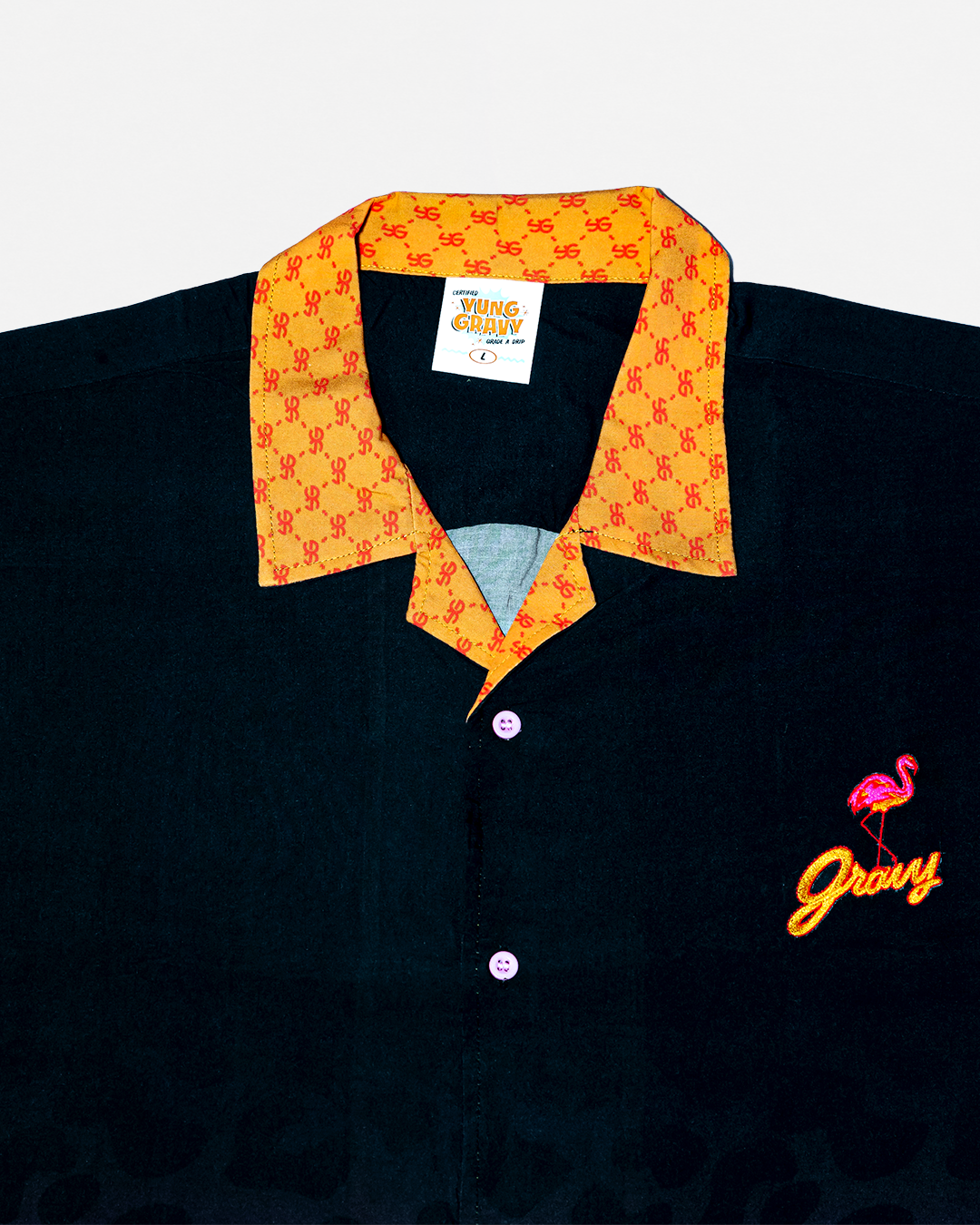 Jungle Shirt - Black n' Purple